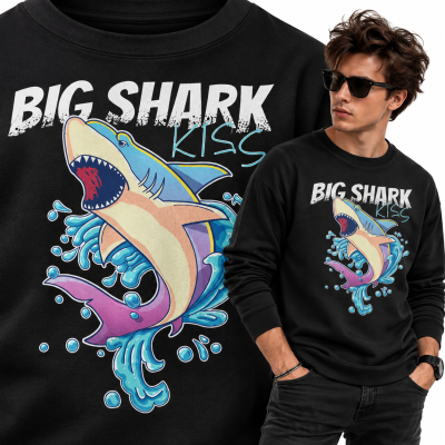 BLUZA DLA WĘDKARZA SHARK KISS
